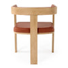 Nova Domus Oshana Modern Rust Leatherette & White Oak Dining Chair Model VGMA-MI-1206