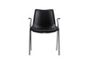 Modrest Osprey Modern Black Vegan Leather Dining Chair (Set Of 2) Model VGHR-3568-N-BLK
