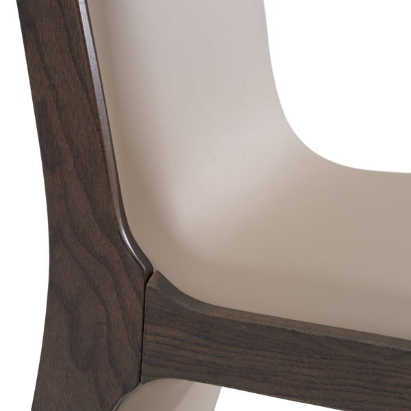 Modrest Pacer Modern Beige & Grey Ash Dining Chair (Set Of 2) Model VGCS-CH-13107-BGEGRY