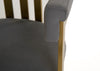Modrest Pontiac Modern Grey Velvet & Champagne Gold Dining Chair Model VGZAY129-GRYG