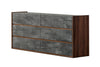 Nova Domus Rado Modern Walnut & Stucco Dresser Model VGACRADO-DRS
