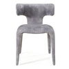 Modrest Saehee Modern Grey Blue Velvet Dining Chair Model VGEU-MC-7512CH-GRY
