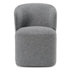 Modrest Souza Modern Grey Fabric Swivel Dining Chair Model VGKK-KF.Y1256-GRY