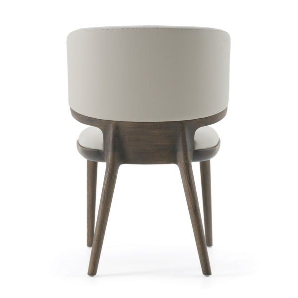 Modrest Stanley Contemporary Grey Leatherette And Grey Ash Set Of 2 Dining Chair Model VGCS-CH20066-DC-GRY