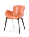 Modrest Tayla Modern Cognac Eco Leather Dining Chair Model VGHR3636-COGNAC-DC