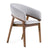 Modrest Truman Mid Century Modern Grey & Walnut Dining Chair Model VGMA-MI-1240