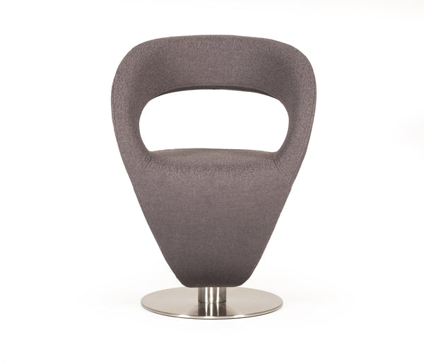 Modrest Alya Modern Grey Fabric Lounge Chair Model VGOBTY44-F-GRY