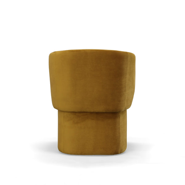 Modrest Vassar Burnt Umber Velvet Dining Chair Model VGEUMC-9707CH-A-BR-DC