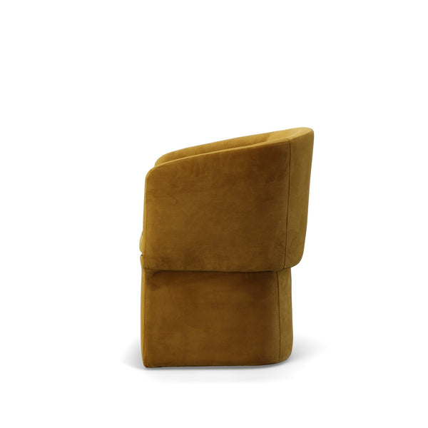 Modrest Vassar Burnt Umber Velvet Dining Chair Model VGEUMC-9707CH-A-BR-DC