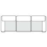 Divani Casa Vicki Modern Off White Fabric Modular Sectional 3 Piece Sectional Model VGKV-KF.8033-MOD-IVORY-3-Piece Sectional