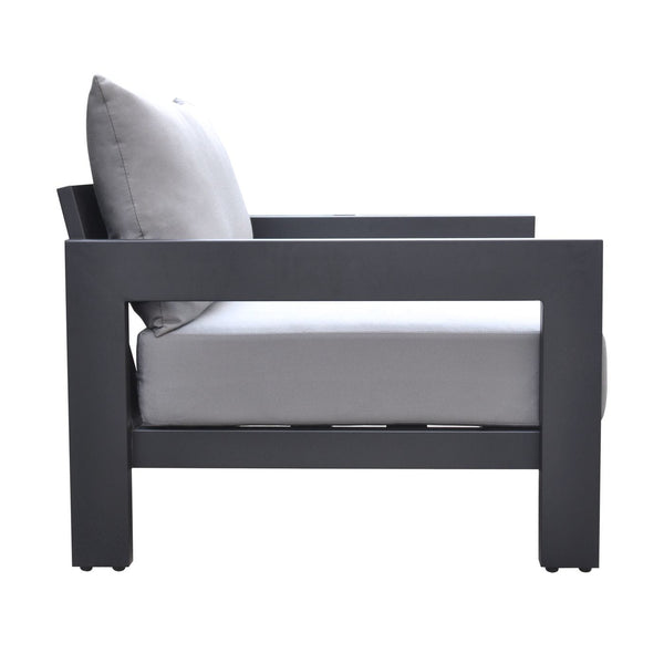Renava Wake Modern Charcoal Outdoor Lounge Chair Model VGGEMONTALK-GREY-CH