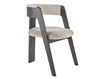 Modrest Washington Modern Grey Fabric & Ebony Oak Dining Chair (Set Of 2) Model VGME121259-EDCHR