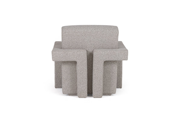 Modrest Wylie Modern Light Grey Beige Fabric Accent Chair Model VGMY-2543-2-GRY-42