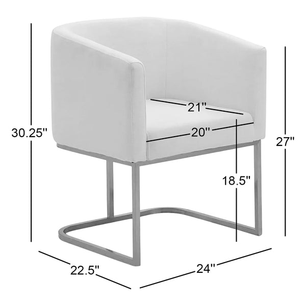 Modrest Yukon Modern Black & Antique Brass Dining Chair Model VGVCB8362-BC-DC