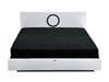 A&X Ovidius - Modern White Crocodile Lacquer Bed