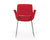 Modrest Altair Mid Century Red Fabric Dining Chair Model VGOBTY100-F-RED