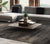 Modrest Clarion Mid-Century Walnut and Glass Coffee Table