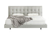 Modrest Hera Modern Grey Leatherette Bed