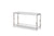 Modrest Agar Modern Glass & Stainless Steel Console Table Model VGHB235X