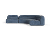 Divani Casa Forman Modern Blue Fabric Modular Sectional Sofa 3 Piece Sectional Model VGOD-ZW-23029-MOD-BLU-3-Piece Sectional
