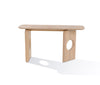 Nova Domus Osaka - Modern Faux Marble + Natural Ash Console Table