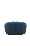 Divani Casa Yolonda Modern Curved Dark Teal Fabric Chair Model VGEV2126C-CHR-C-15
