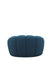 Divani Casa Yolonda Modern Curved Dark Teal Fabric Chair Model VGEV2126C-CHR-C-15