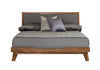 Nova Domus Soria Mid-Century Grey & Walnut Bed
