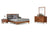 Nova Domus Soria Mid-Century Grey & Walnut Bedroom Set