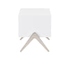 Modrest Candid Modern White Nightstand