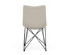 Naomi - Modern Grey Leatherette Dining Chair (Set of 2)