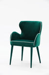 Modrest Tigard Modern Green Fabric Dining Chair