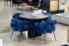 Modrest Debra Modern Blue Fabric Dining Chair Model VGVCB202-BLU