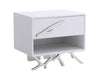 Modrest Legend Modern White Nightstand