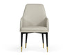 Modrest Duval Modern White & Grey Dining Chair