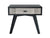 Nova Domus Panther Contemporary Grey & Black Nightstand