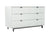Nova Domus Valencia Contemporary White Dresser