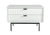 Nova Domus Valencia Contemporary White Nightstand