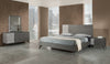 Nova Domus Palermo Italian Modern Faux Concrete & Grey Nightstand