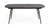 Modrest Billy Modern Black Oak & Gold Extendable Dining Table
