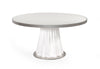 Modrest Cabaret Modern White Round Dining Table