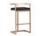 Modrest Halifax Modern Black Velvet & Rosegold Bar Stool