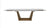 Modrest Babia Modern Smoked Glass & Walnut Extendable Dining Table