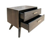 Modrest Novak Modern Dark Oak Nightstand