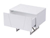 Modrest Chrysler Modern White Nightstand