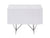 Modrest Chrysler Modern White Nightstand