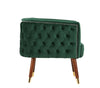 Modrest Bethel Modern Green Velvet Accent Chair Model VGRH-RHS-AC-502-B-GRN