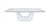 Modrest Baldwin Modern White Ceramic Extendable Dining Table Model VGNS-GD8684-C
