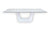Modrest Baldwin - Modern White Ceramic Extendable Dining Table