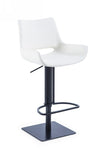 Modrest Niles - Modern White Bar Stool 